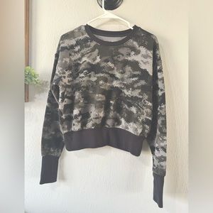 Camo long sleeved shirt, never worn.